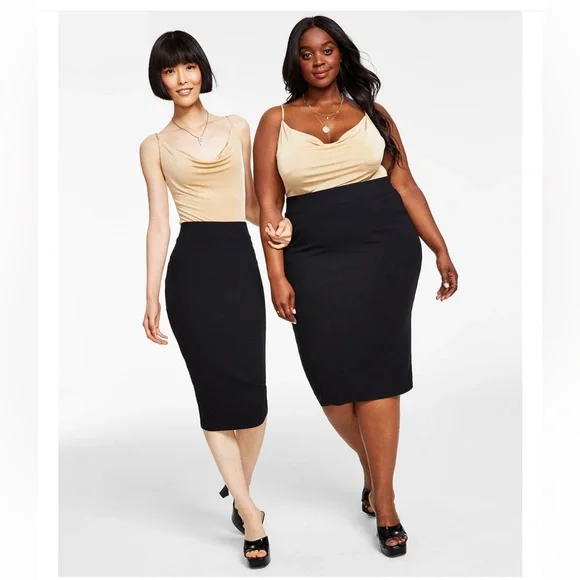 Bar III Skirts Bar Lll Bodycon Midi Skirt Created For Macys